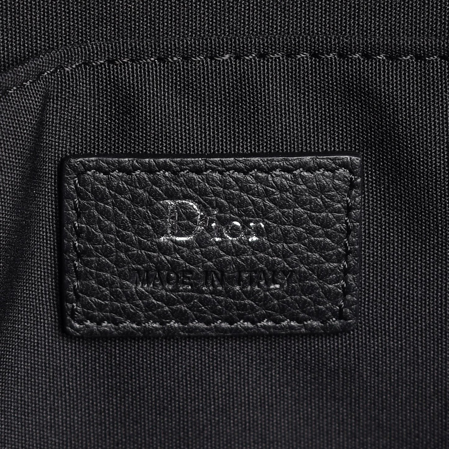 Grained Calfskin Rider Backpack Black