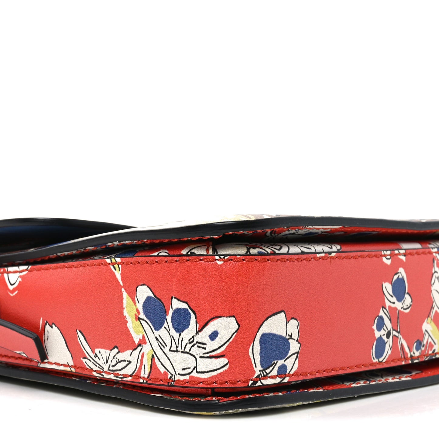 Calfskin Garden Couture Printed Mime Crossbody Multicolor