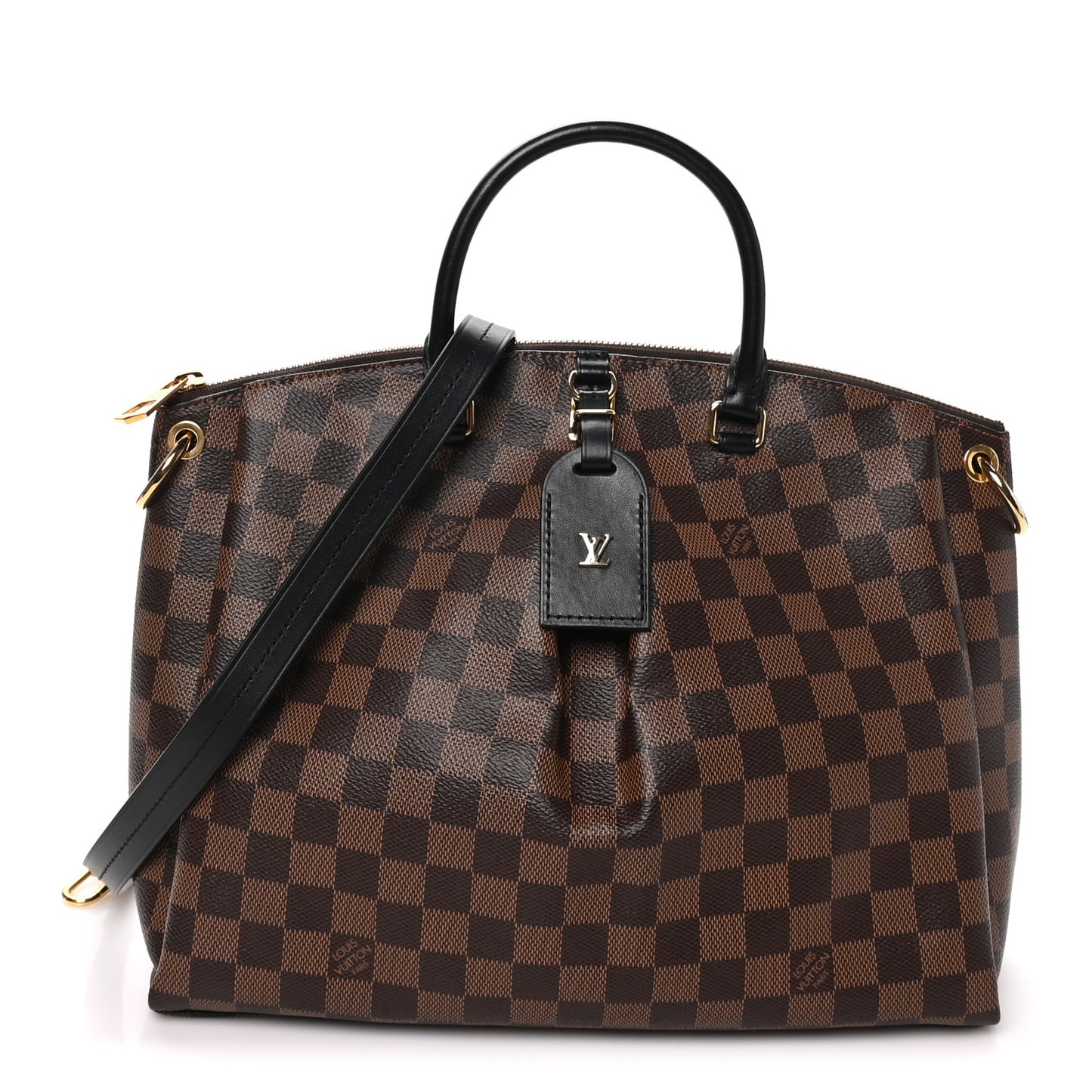 Damier Ebene Odeon Tote MM Black