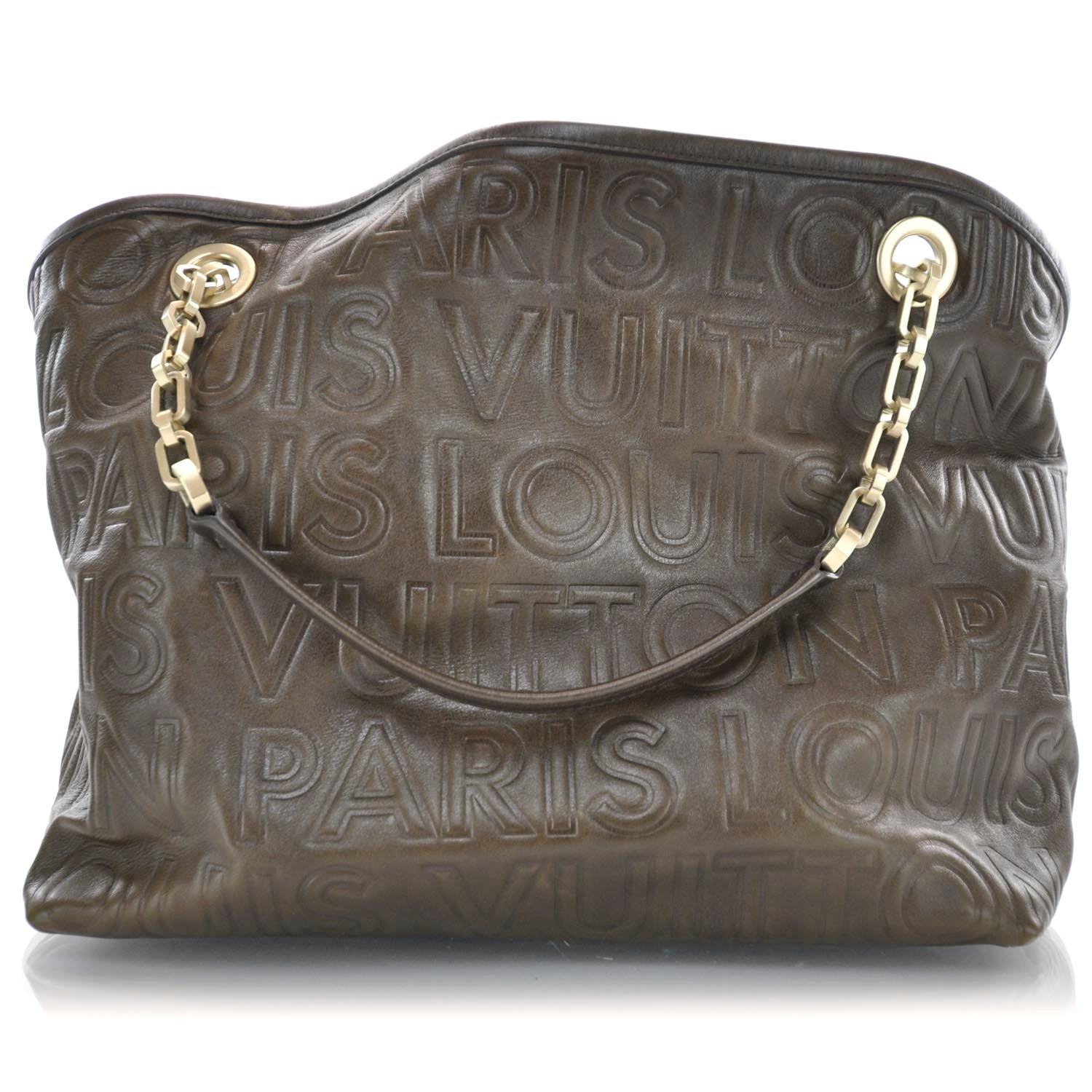 Louis Vuitton Monogram Paris Souple Whisper PM Chocolate 3 of 11