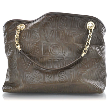 Louis Vuitton Monogram Paris Souple Whisper PM Chocolate 3 of 11