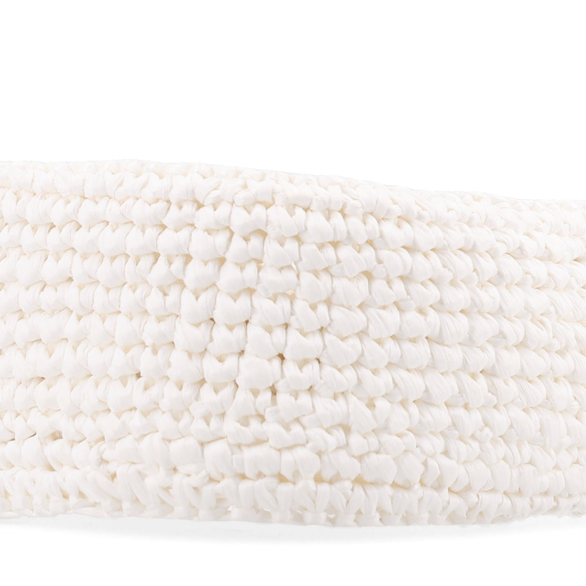 Fabric Crochet Wander Hobo White