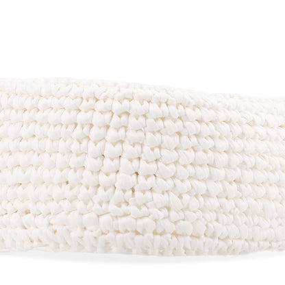 Miu Miu Fabric Crochet Wander Hobo White 10 of 10