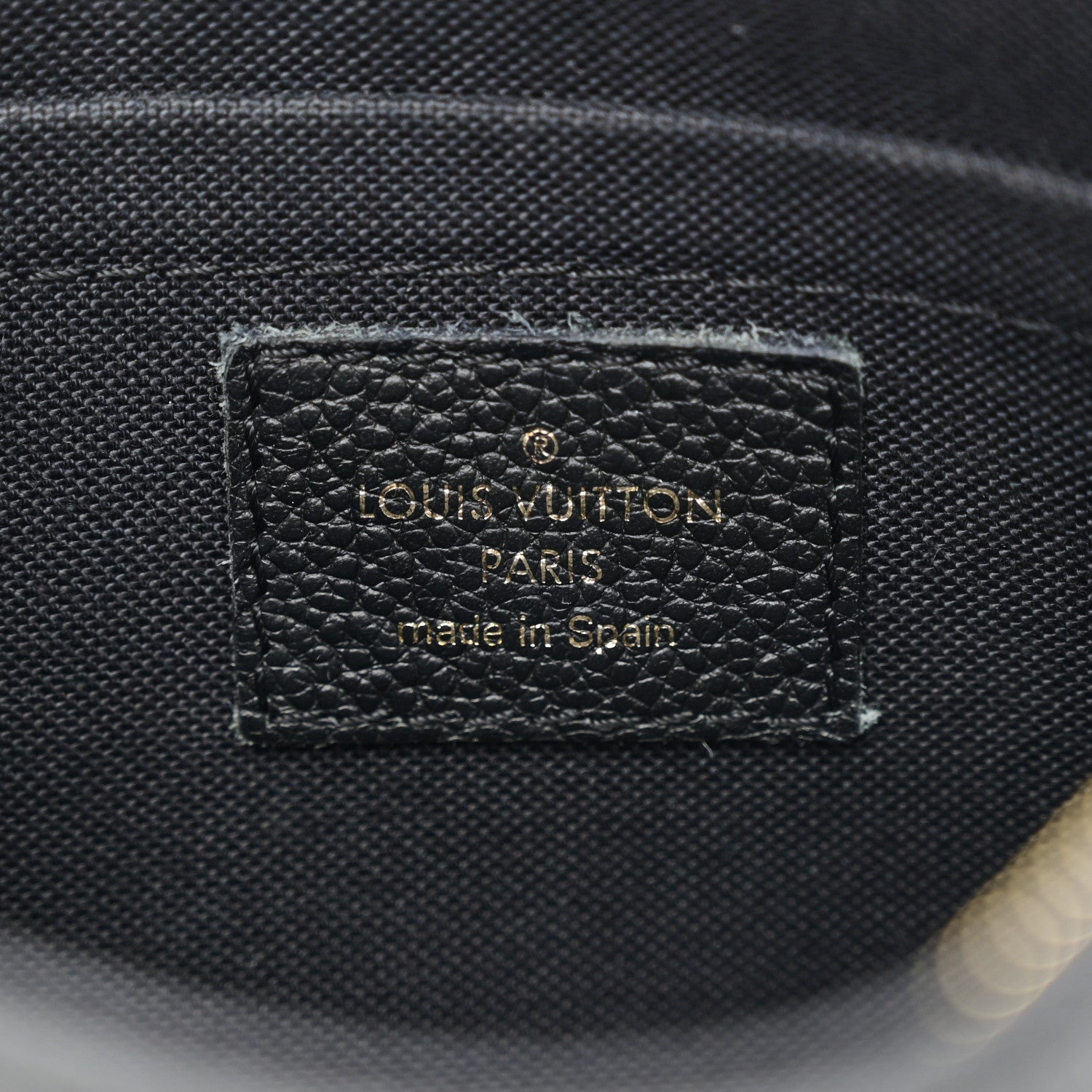 Louis Vuitton Monogram Pallas Clutch Black 6 of 11