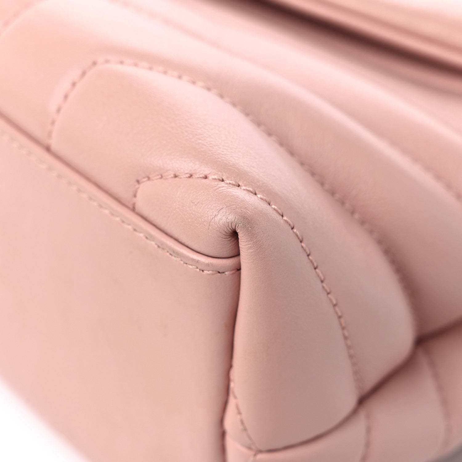 Saint Laurent Calfskin Y Quilted Monogram Small Loulou Chain Satchel Rose Antic 10 of 14