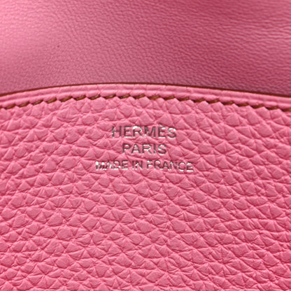 Hermes Togo Dogon Recto Verso Wallet 5P Pink 6 of 7