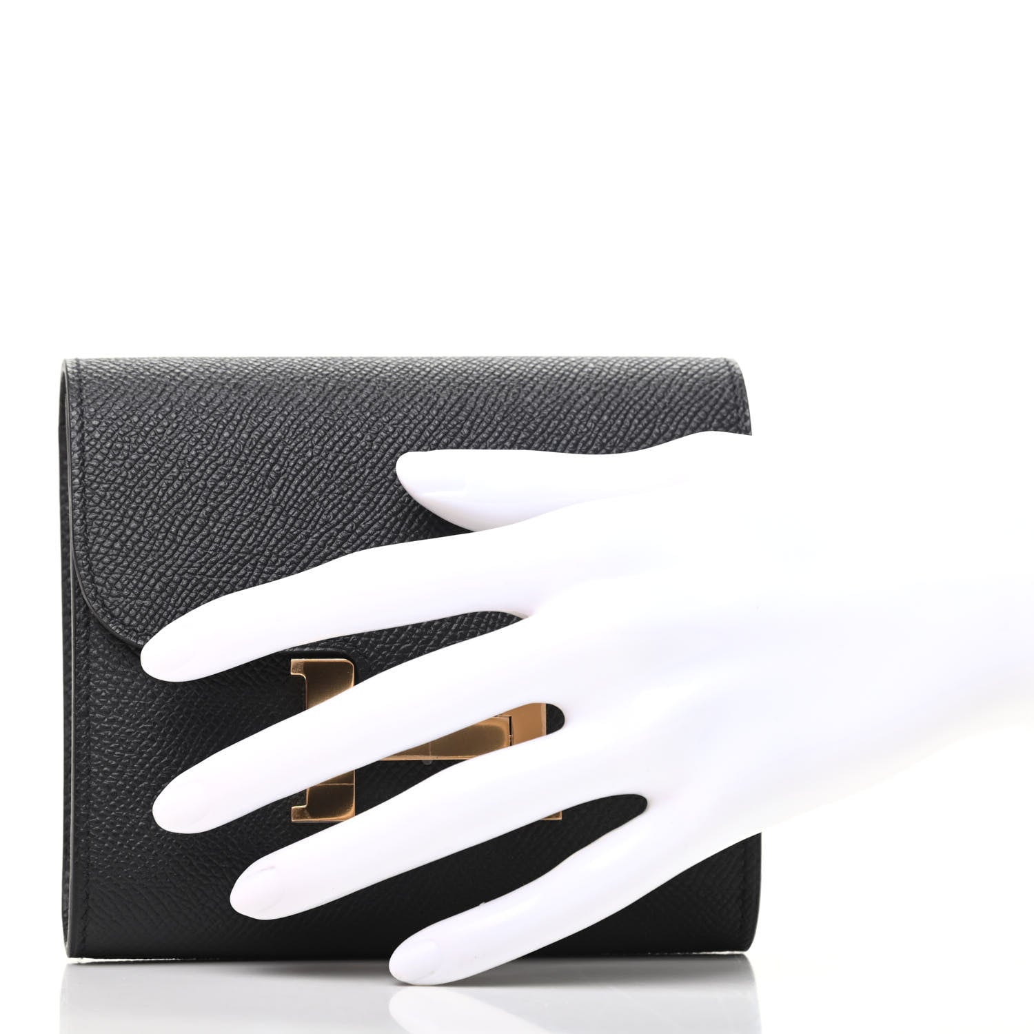 Hermes Epsom Constance Short Wallet Black 2 of 7