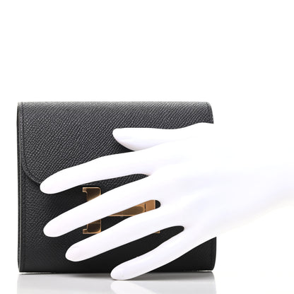 Hermes Epsom Constance Short Wallet Black 2 of 7