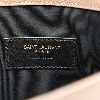 Saint Laurent Grain De Poudre Uptown Pouch Dark Beige 6 of 8