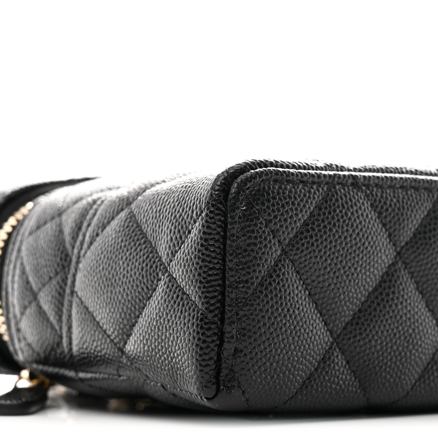 Chanel Caviar Quilted Trendy Handle Slim Vanity Black 9 of 11