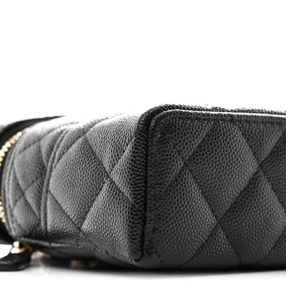Chanel Caviar Quilted Trendy Handle Slim Vanity Black 9 of 11
