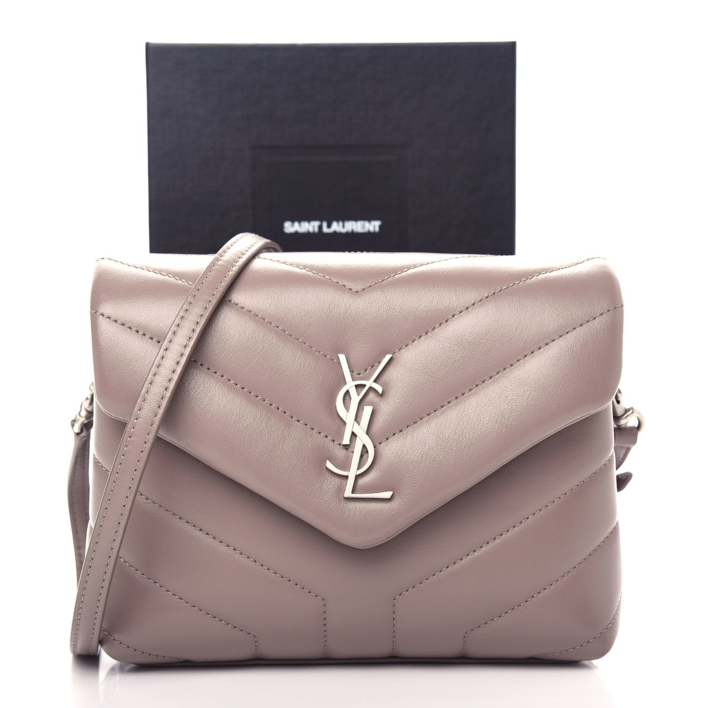 Calfskin Y Quilted Monogram Toy Loulou Satchel Light Natural
