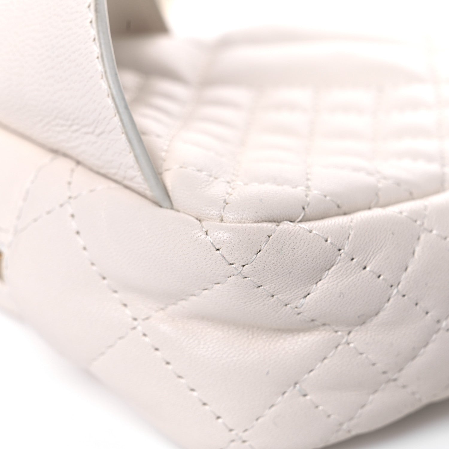 Versace Nappa Barocco Quilted Vanitas Medea Belt Bag White 10 of 23