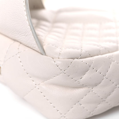 Versace Nappa Barocco Quilted Vanitas Medea Belt Bag White 10 of 23