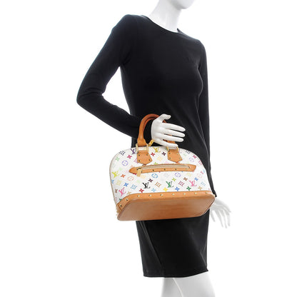Louis Vuitton Monogram Multicolor Alma White 2 of 12