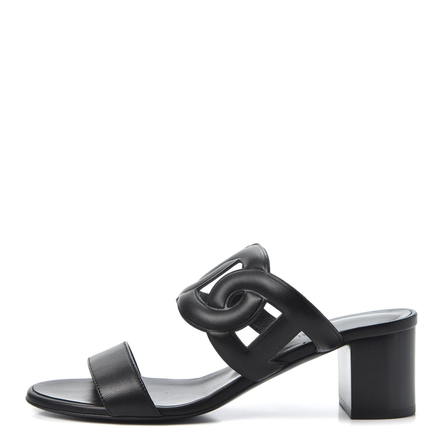 Nappa Bikini Sandals 36.5 Black