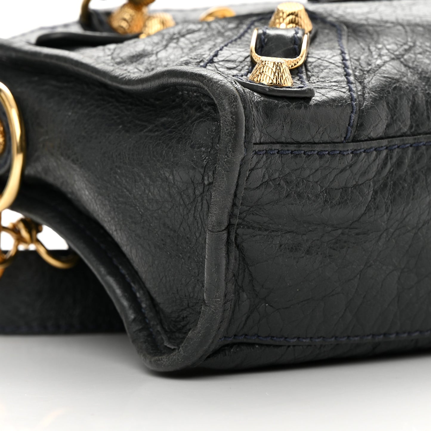 Agneau Giant 12 Gold Hardware Mini City Anthracite