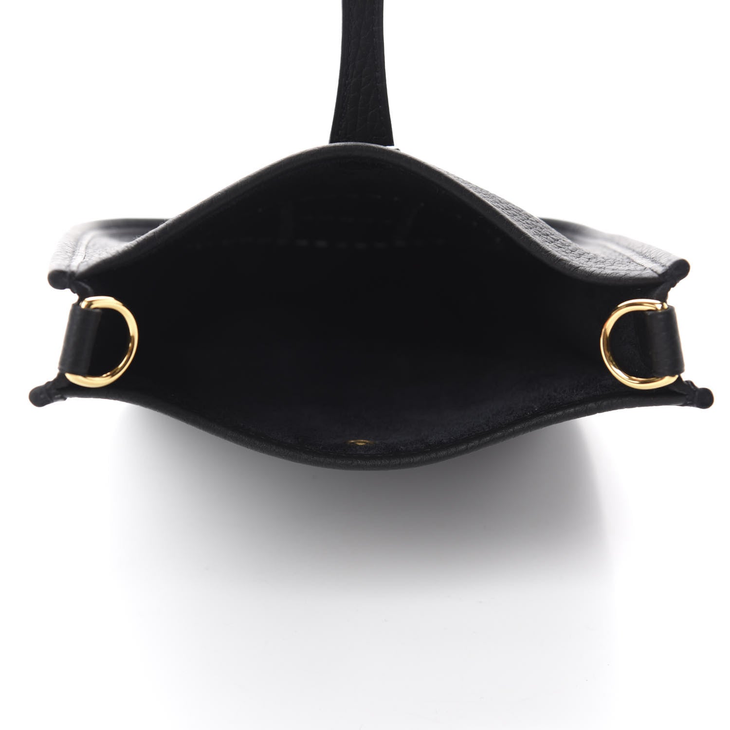 Hermes Taurillon Clemence Evelyne TPM Black 5 of 11