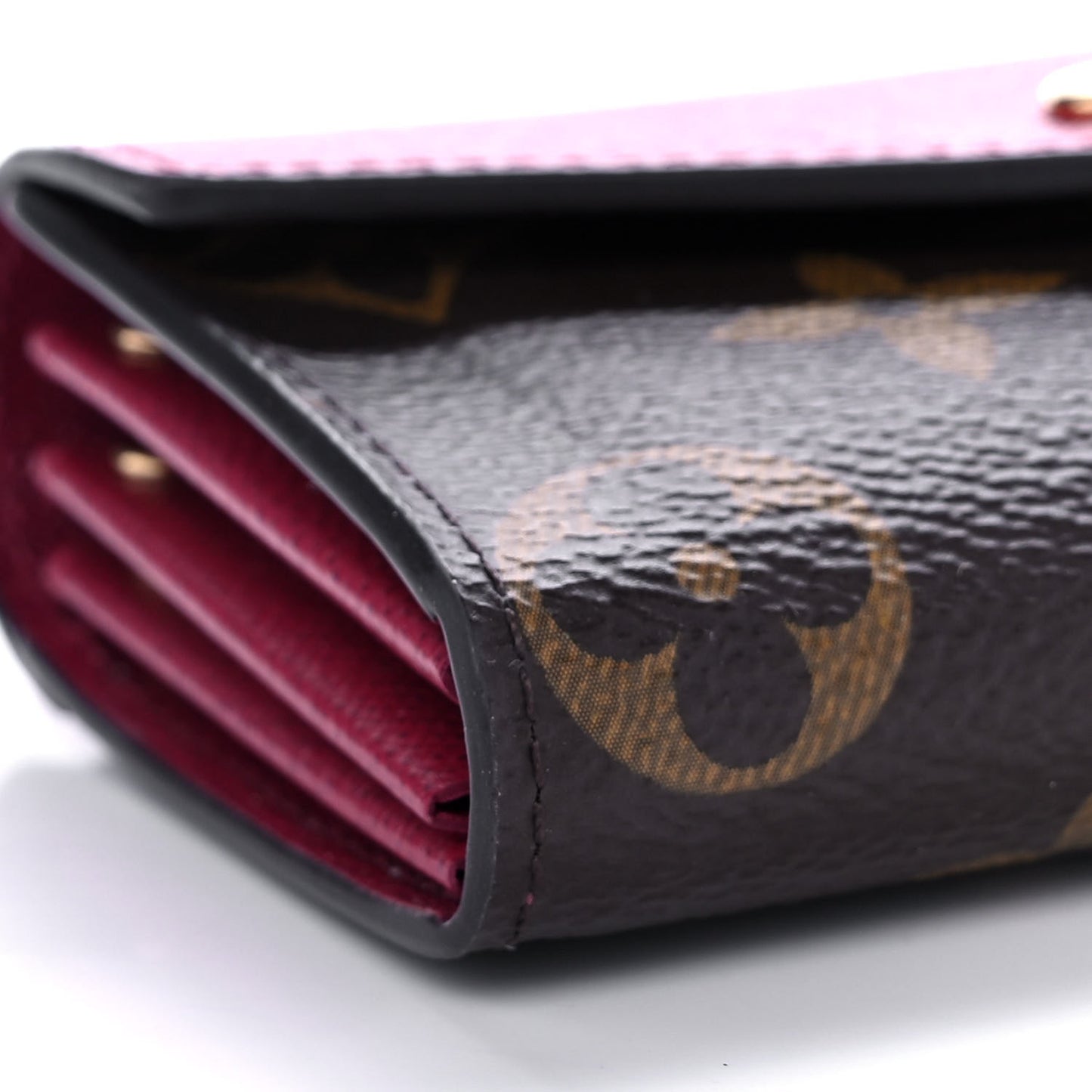 Monogram Sarah Multicartes Fuchsia