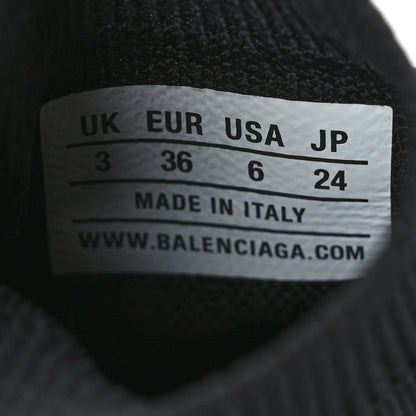 Balenciaga Neoprene Knit Womens Speed Sneakers 36 Black White 6 of 6