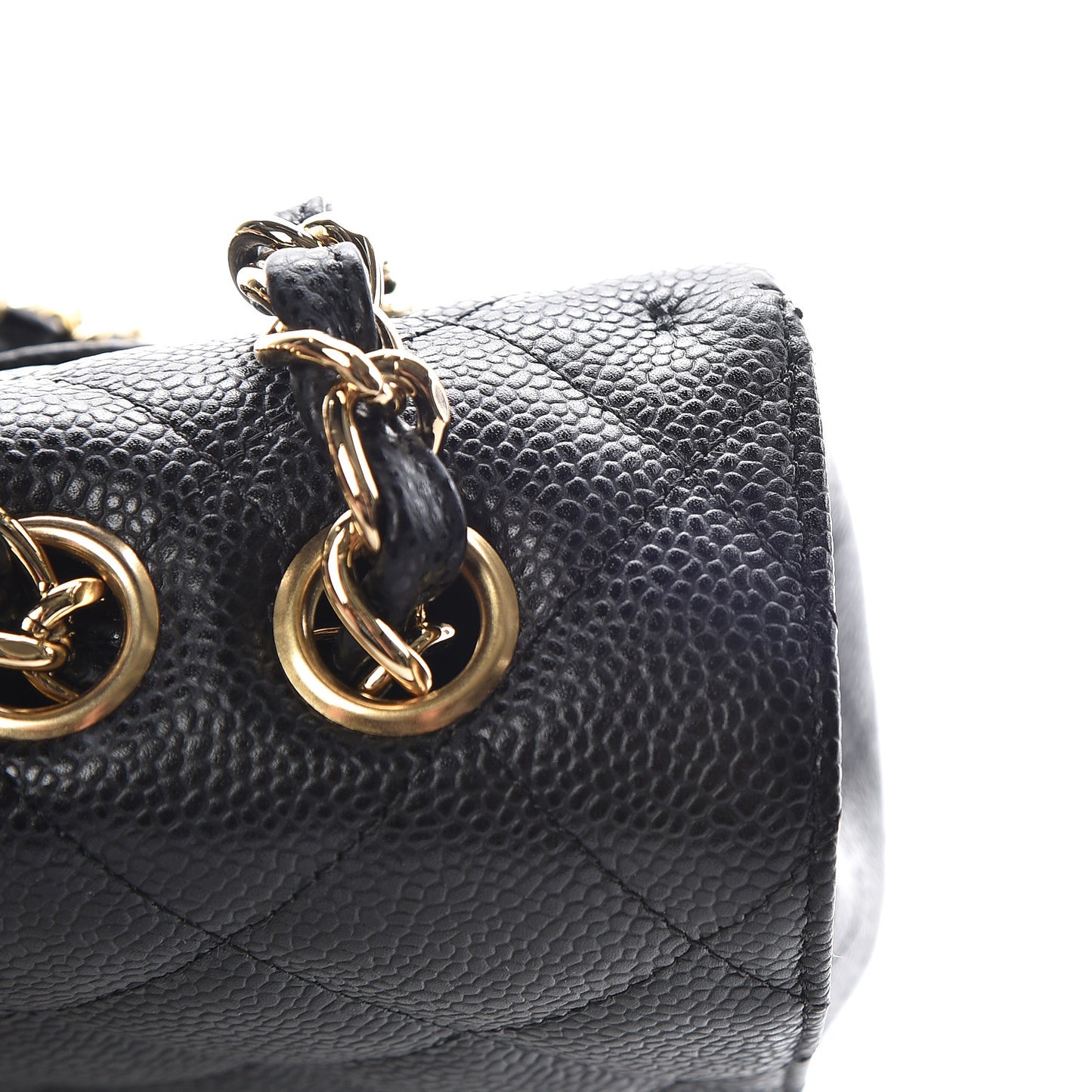 Caviar Quilted Jumbo Single Flap Black