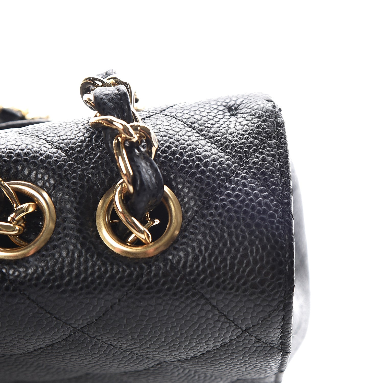 Chanel Caviar Quilted Jumbo Single Flap Black 10 of 12