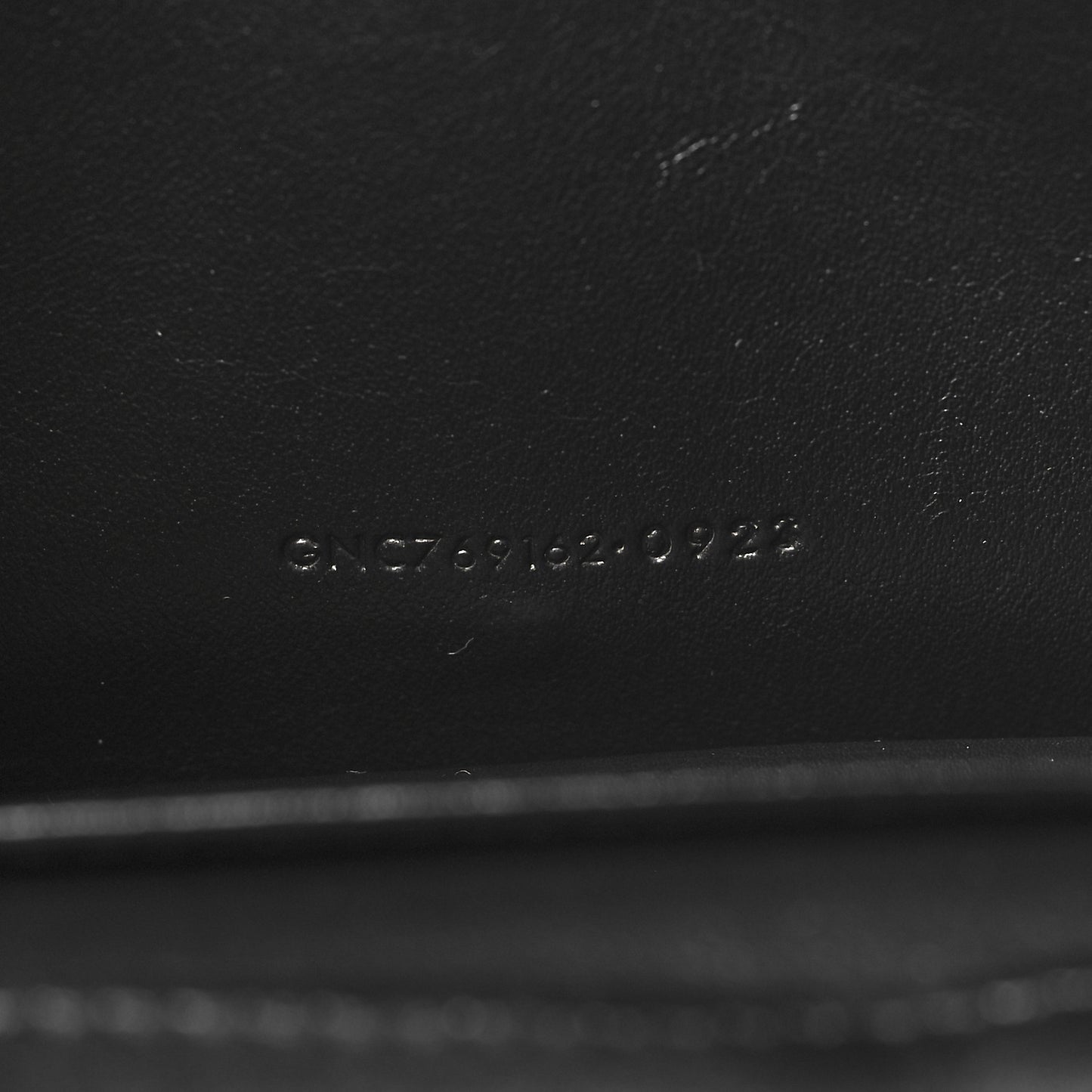 Smooth Calfskin Monogram Crossbody Bag Black