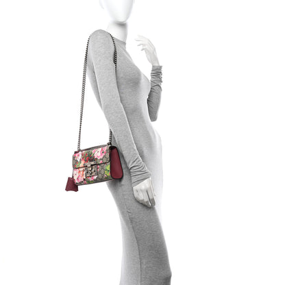 Gucci GG Supreme Monogram Blooms Small Padlock Shoulder Bag Beige Multicolor Dry Rose 2 of 13