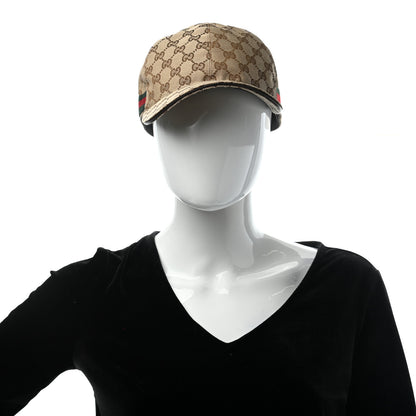 Gucci Monogram Web Baseball Hat L Beige Cocoa 2 of 11