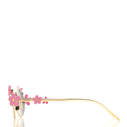 Loewe Metal Daisy Field Sunglasses LW40173U Gold Pink 3 of 7