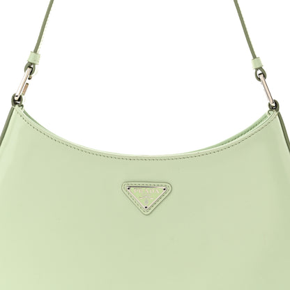 Prada Spazzolato Cleo Shoulder Bag Acqua 8 of 12