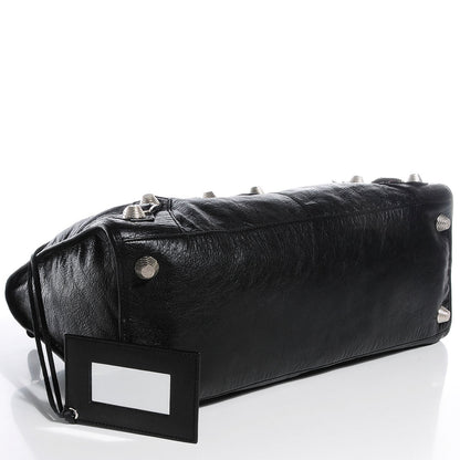 Balenciaga Agneau Giant 21 Silver Hardware Work Black 11 of 14