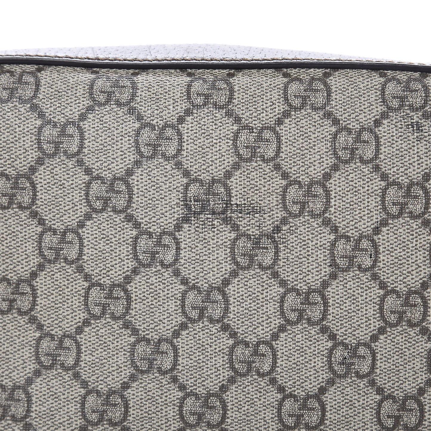 GG Supreme Monogram Web Neo Vintage Shoulder Bag Beige New Acero Crop