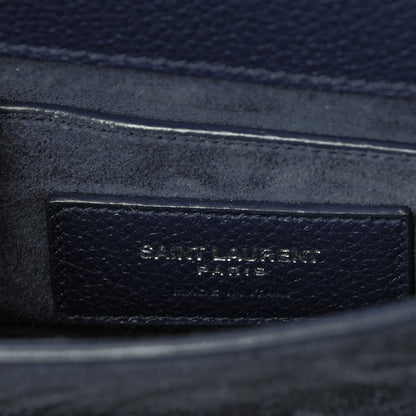 Saint Laurent Grained Calfskin Small Monogram Sunset Marinette 6 of 6