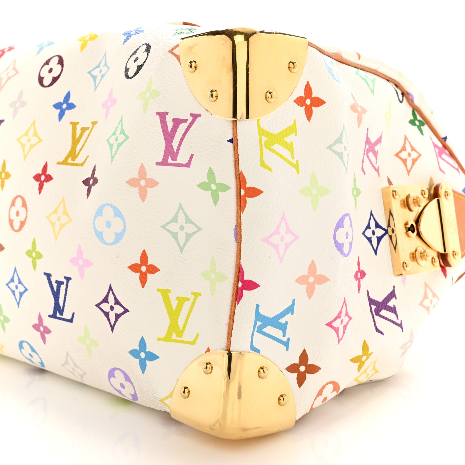 Louis Vuitton Monogram Multicolor Speedy 30 White 9 of 17