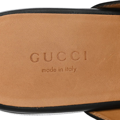 Gucci Calfskin Womens Princetown Slippers 37 Black 7 of 11