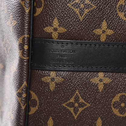 Louis Vuitton Monogram Macassar Keepall Bandouliere 55 6 of 7