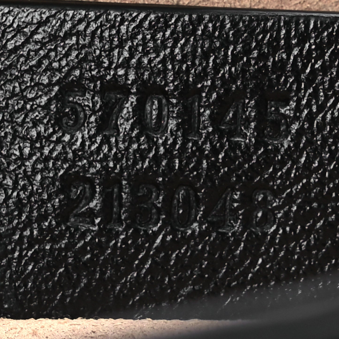 Textured Calfskin Web Small Rajah Slim Flap Shoulder Bag Black