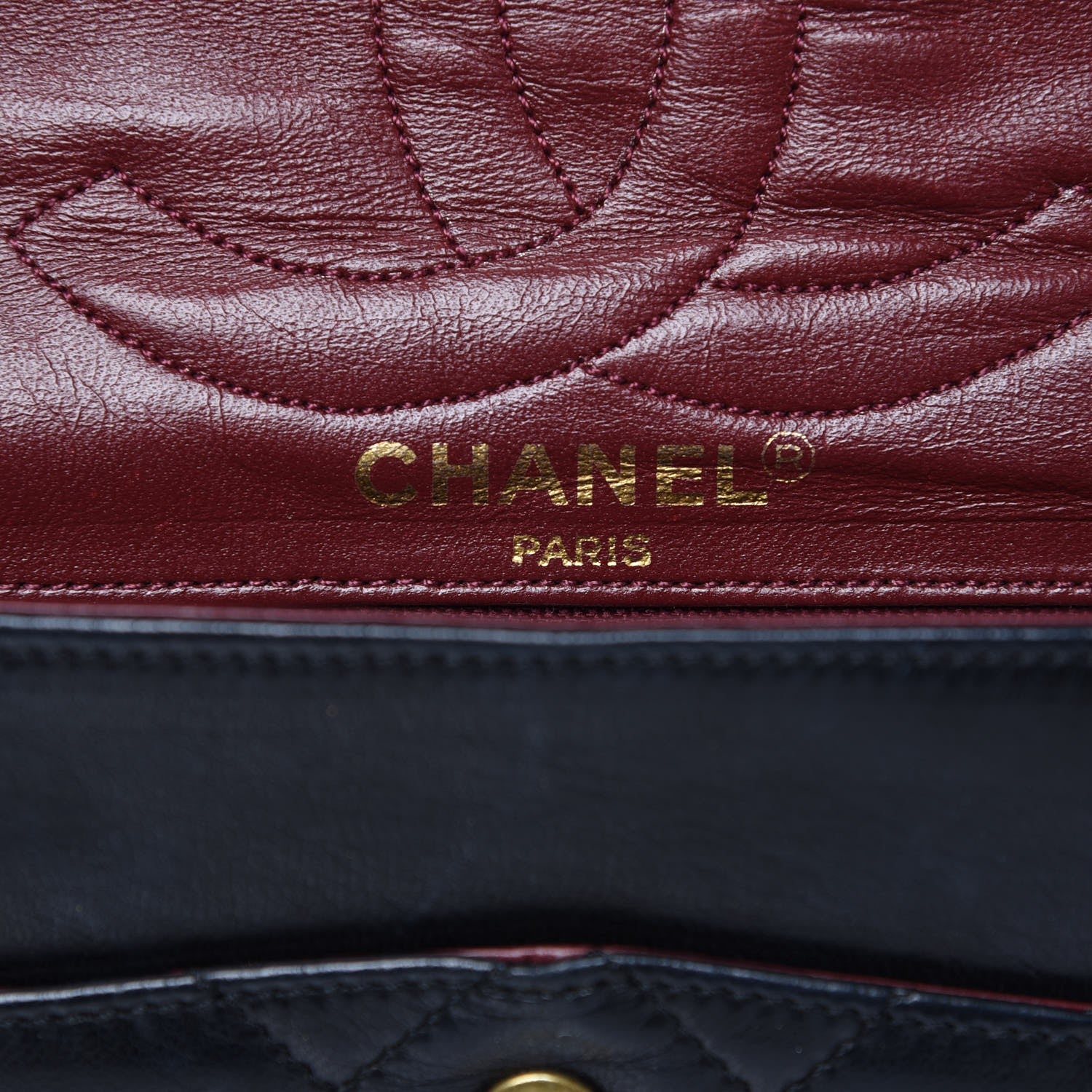Chanel Lambskin Quilted Medium Double Flap Black 6 of 15