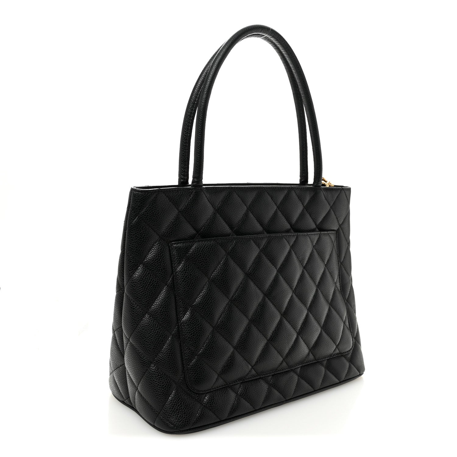 Chanel Caviar Quilted Medallion Tote Black 3 of 11