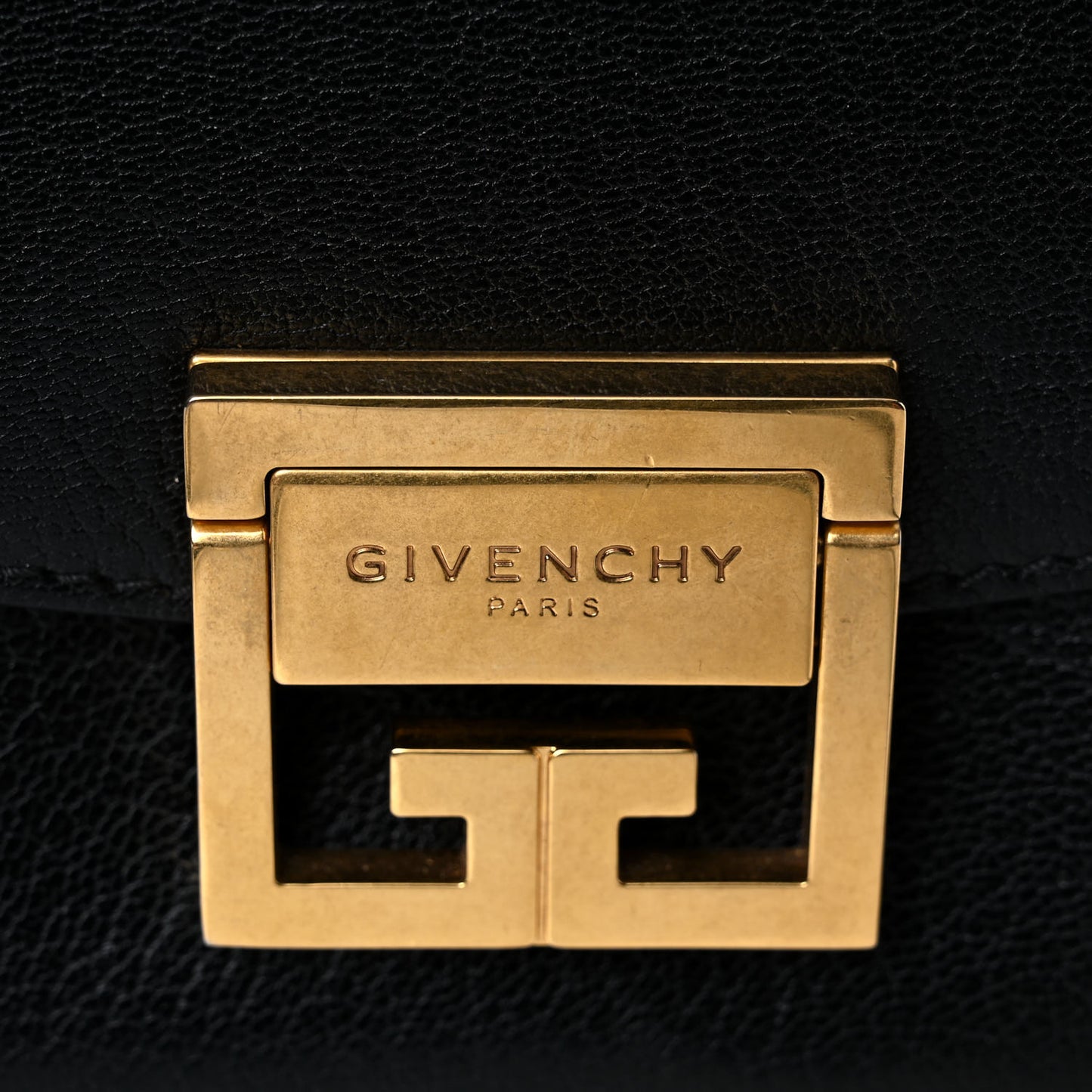 Goatskin Suede Mini GV3 Shoulder Bag Black