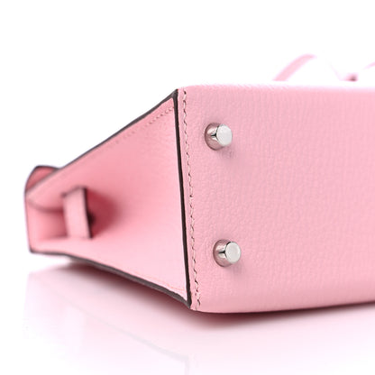 Hermes Chevre Mysore Mini Kelly Sellier 20 Rose Sakura 8 of 10