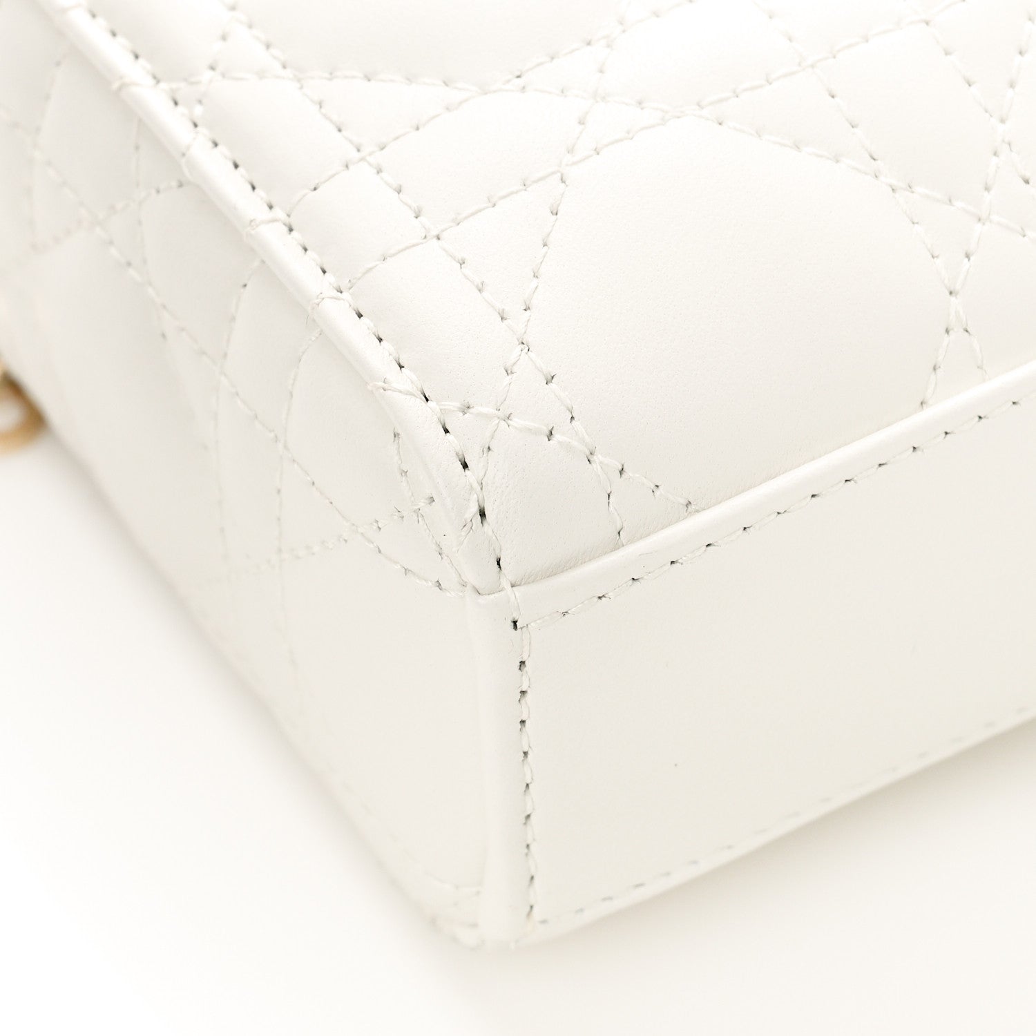 Christian Dior Lambskin Cannage Small Lady D-Joy Latte 7 of 9