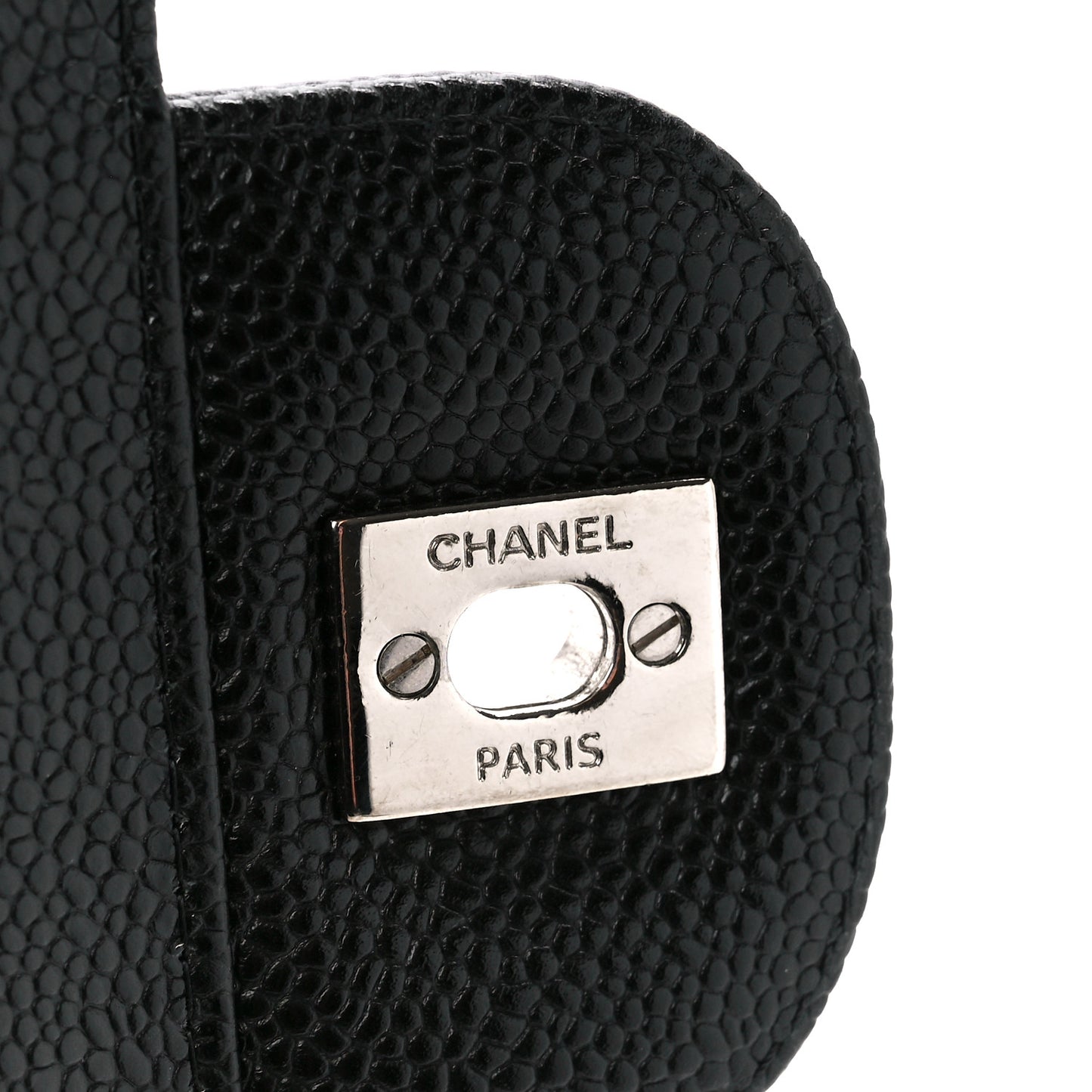 Caviar Quilted Maxi Double Flap Black