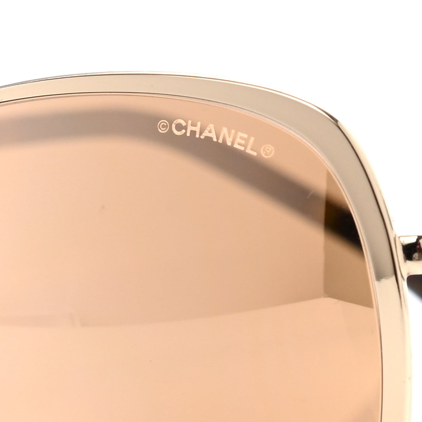 Metal Mirrored Pilot Summer Sunglasses 4223 Gold