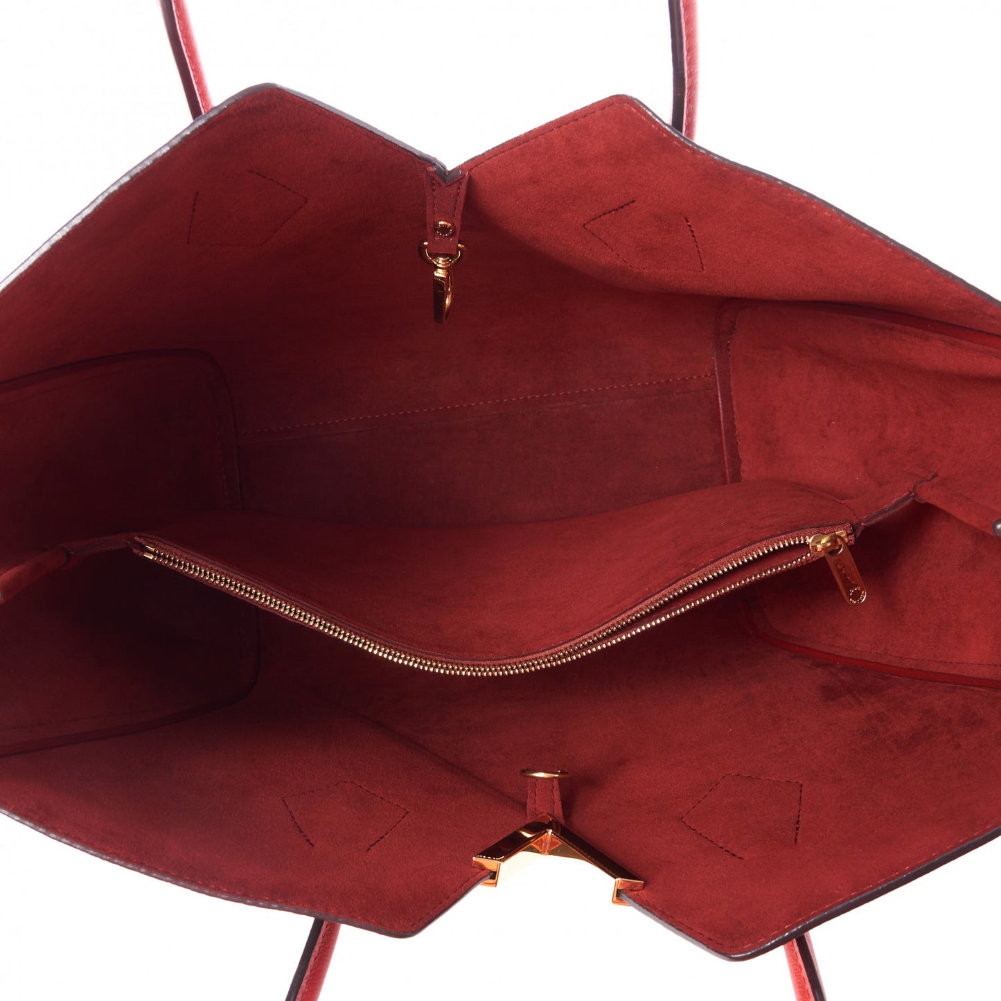 Calfskin Monogram Kimono Tote Cherry