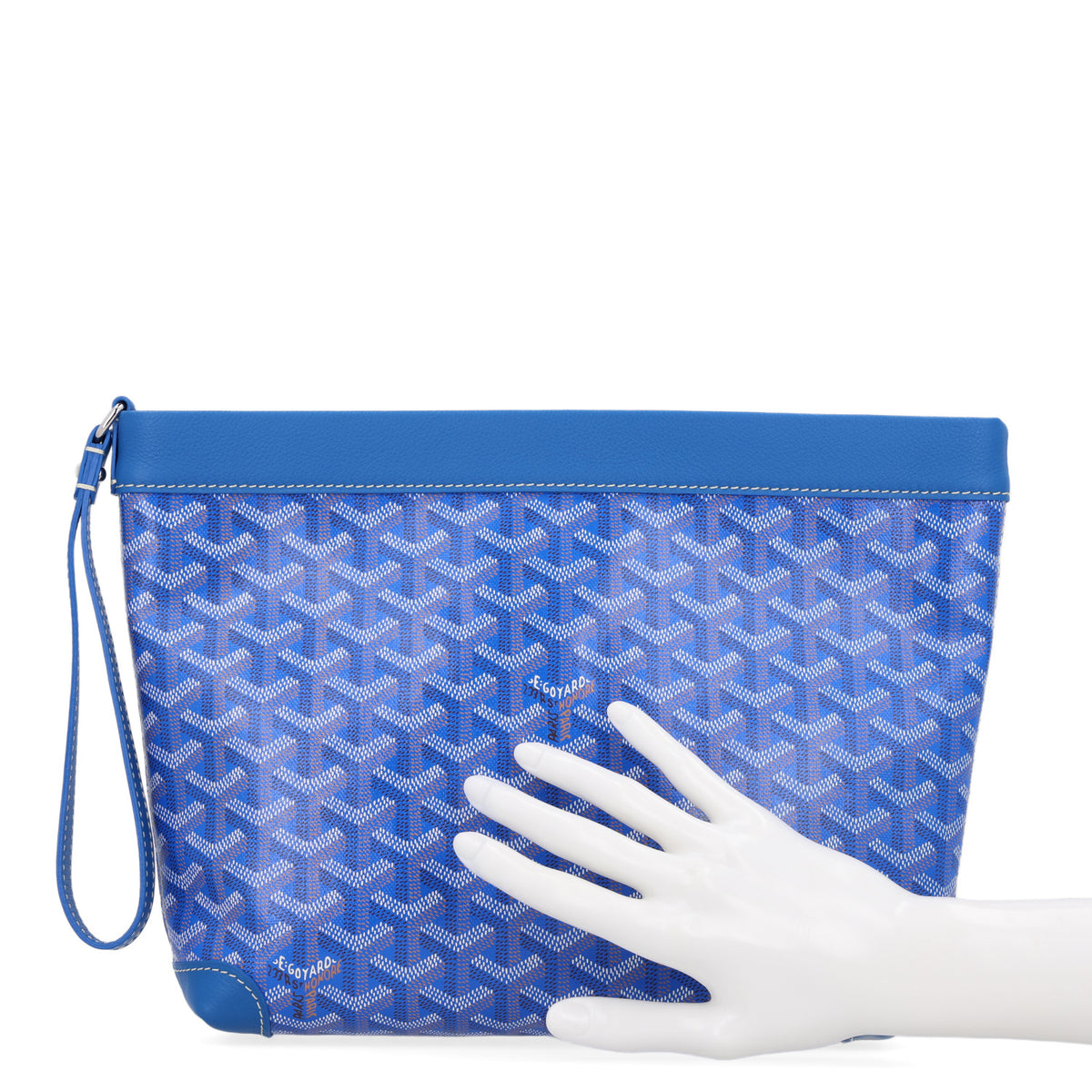Goyard Goyardine Conti Pouch Sky Blue 2 of 9