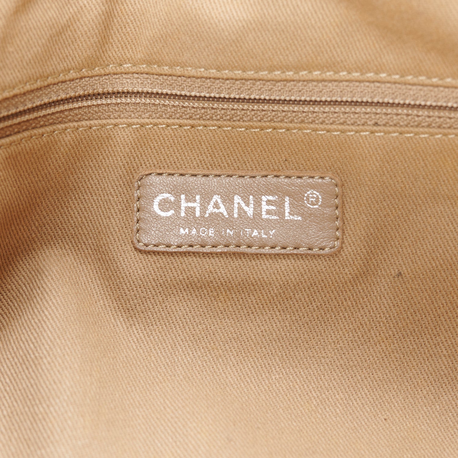 Chanel Caviar Quilted Timeless CC Soft Tote Beige 6 of 11