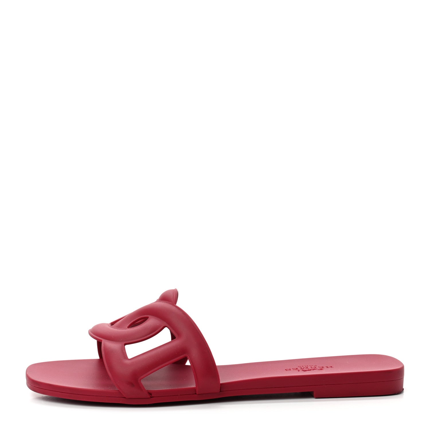 Hermes Rubber Aloha Sandals 36 Rose Baie 1 of 9