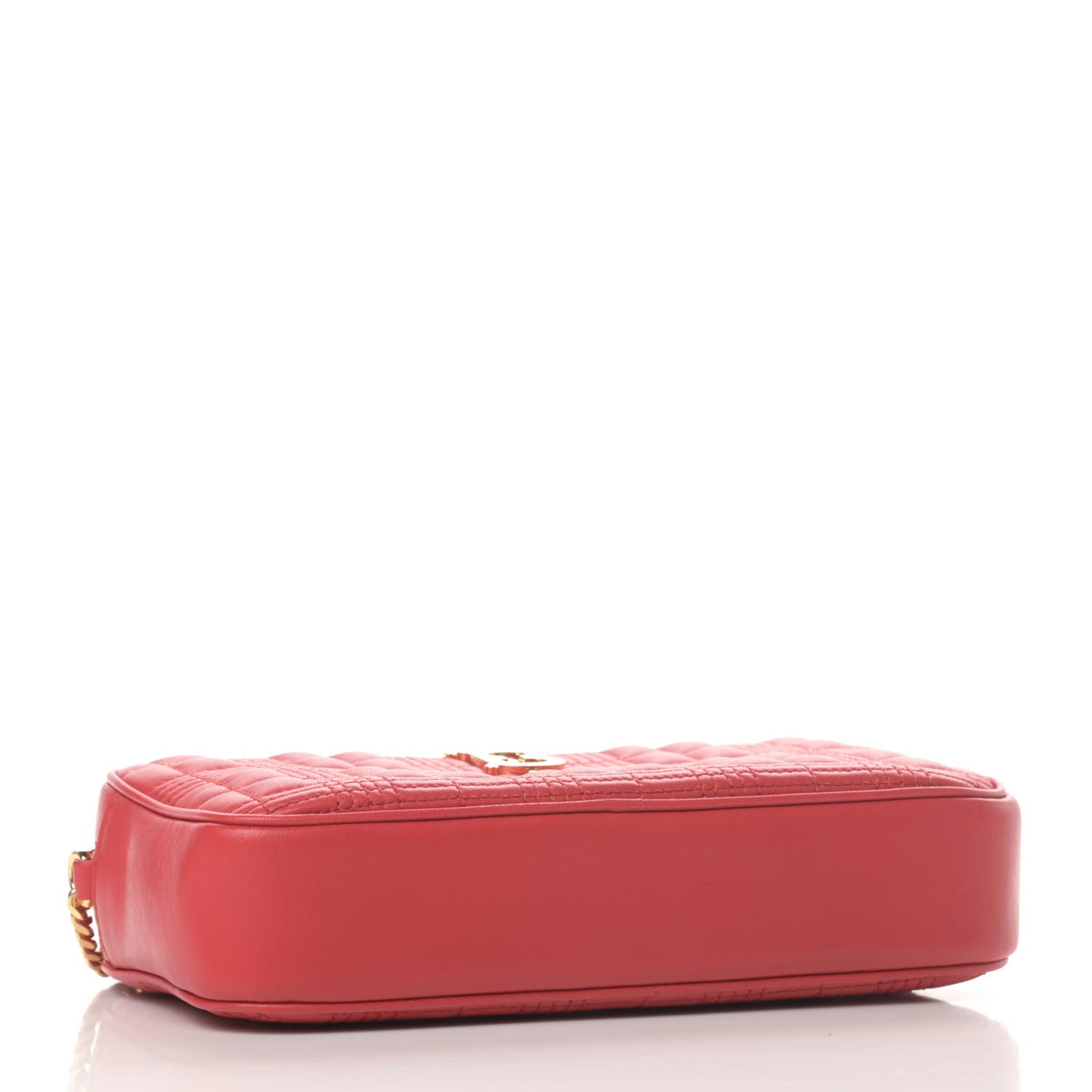 Lambskin Quilted Camera Bag Bright Red